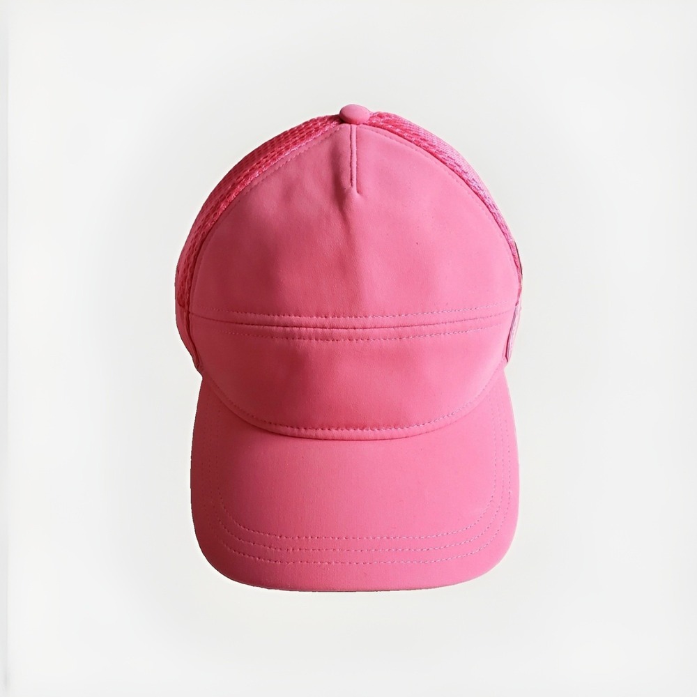 Lululemon Dash and Splash Cap II NWT GLSY Glossy Pink O/S Hat Mesh Adjustable UV